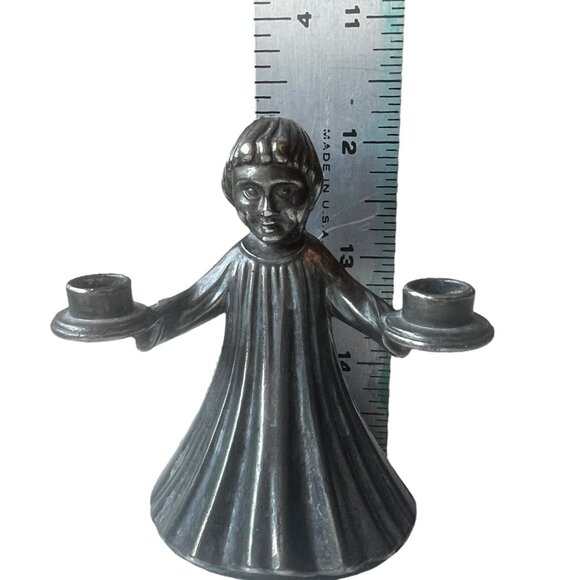Choir Boy Candle Holder Made in Italy Metal - Picture 9 of 10